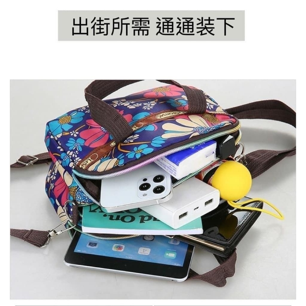 【現貨】印花手提小巧單肩包-細節圖4