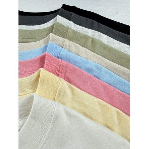 100%純棉圓領T恤(男女同款)-細節圖8