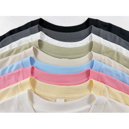 100%純棉圓領T恤(男女同款)-細節圖9