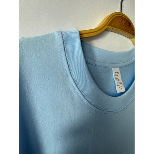 100%純棉圓領T恤(男女同款)-細節圖10