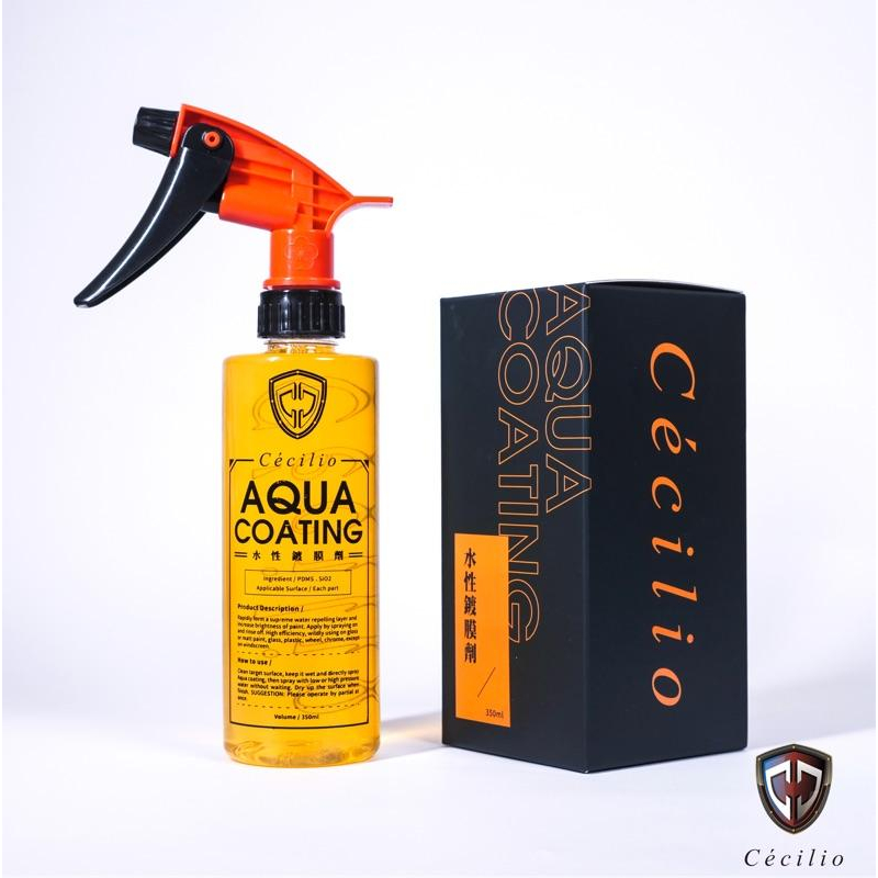 【Cécilio】【水性鍍膜劑】【漆面、玻璃、鋼圈快速維護】【稀稀神油】【350ml】水鍍膜 汽車蠟 現貨 汽車美容用品-細節圖3