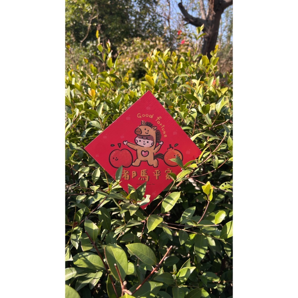 馬年斗方賀卡5入組-細節圖5