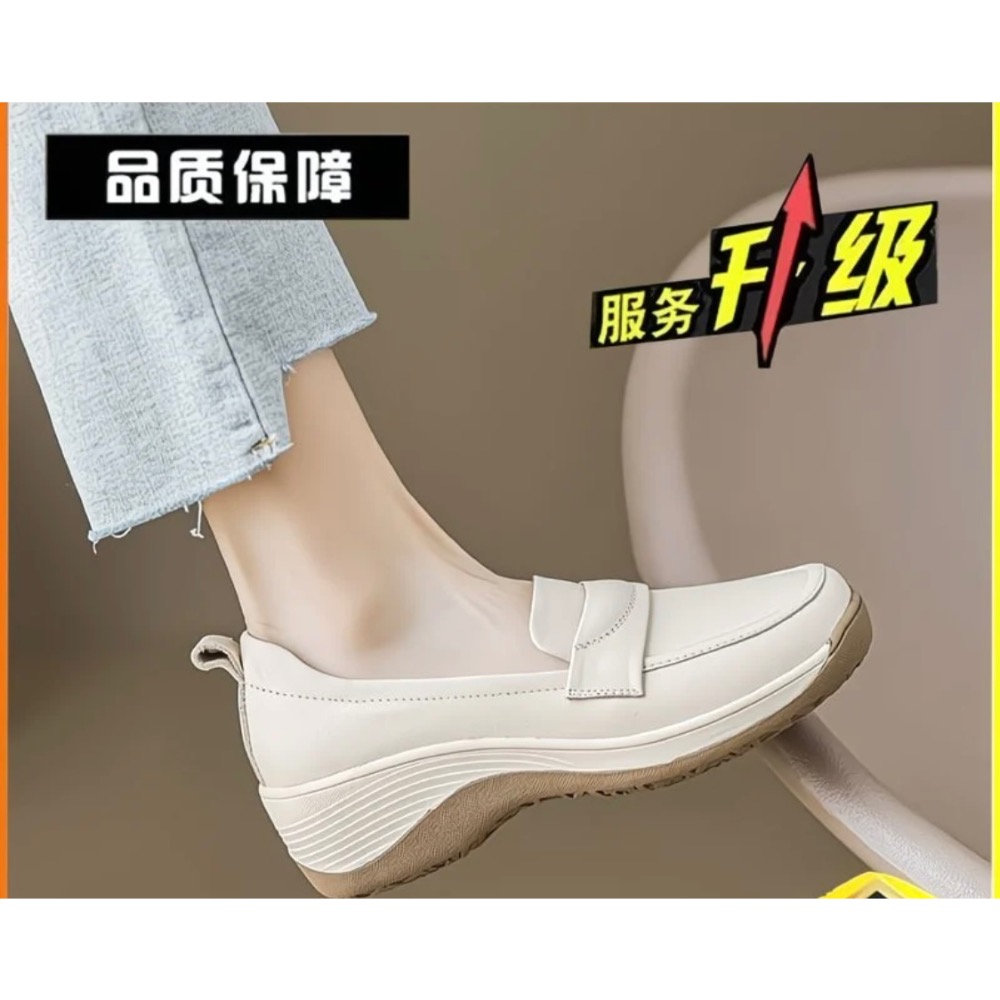 全新升級軟皮樂福鞋👞護士鞋👟-細節圖3