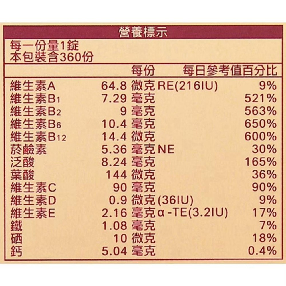 常春藤 S.O.D  生之元  360錠/瓶 全新商品-細節圖3