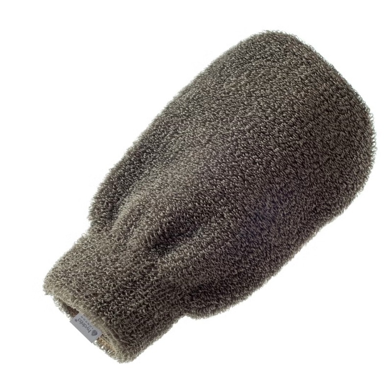 現貨【英國Hydrea London】天然按摩手套，去角質手套、可搭配沐浴使用-細節圖2