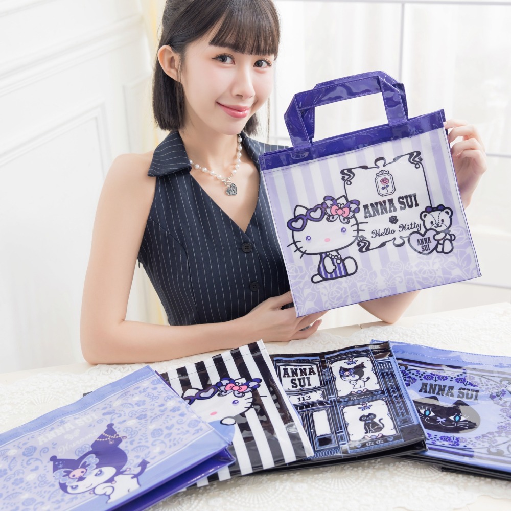 滿500免運-現貨【7-11】華麗聯名 【ANNA SUI & Sanrio】跨界時尚提袋-共七款，一套賣。-細節圖2