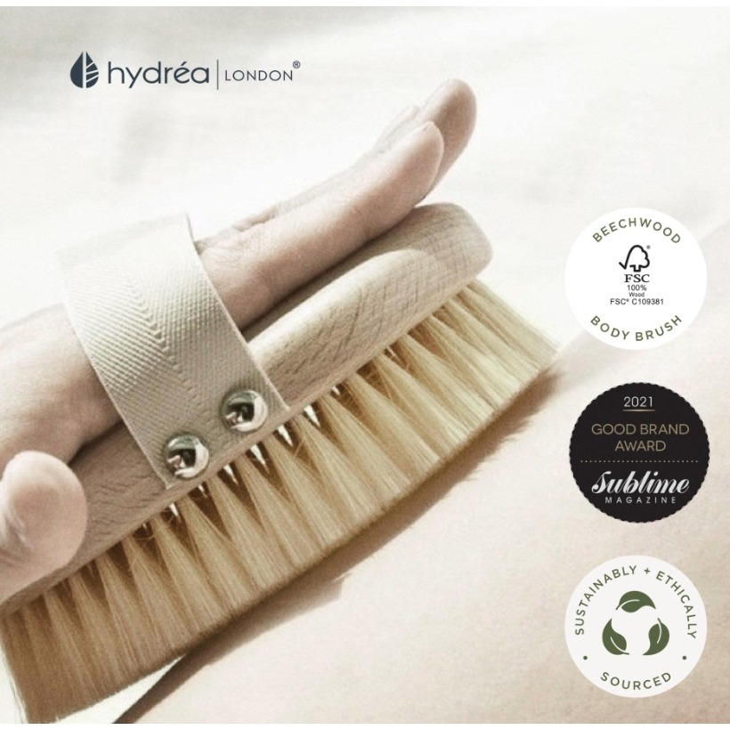 滿500免運-現貨【英國Hydrea London】山毛櫸木豬鬃毛專業身體濕、乾刷-細節圖3