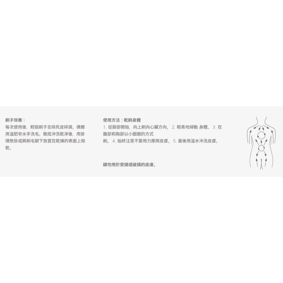 滿500免運-現貨【英國Hydrea London】天然鬃毛雙用途潔膚刷、身體刷(可去角質)-細節圖4