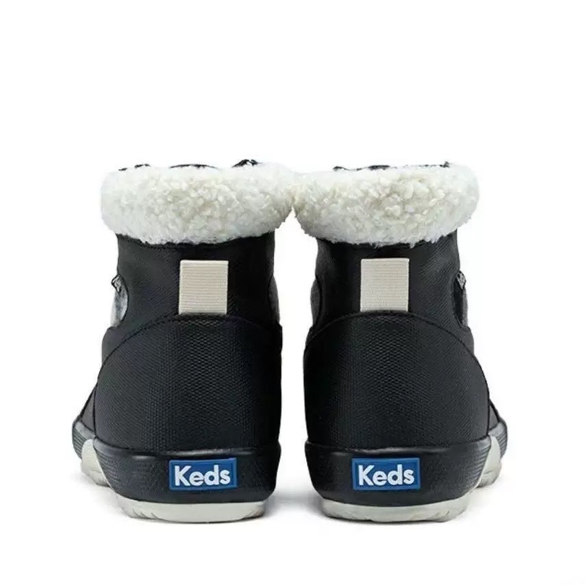 零碼特價24s新款零碼特價KEDS秀晶同款秋冬短靴休閒高筒時尚厚底板鞋小白靴-細節圖4