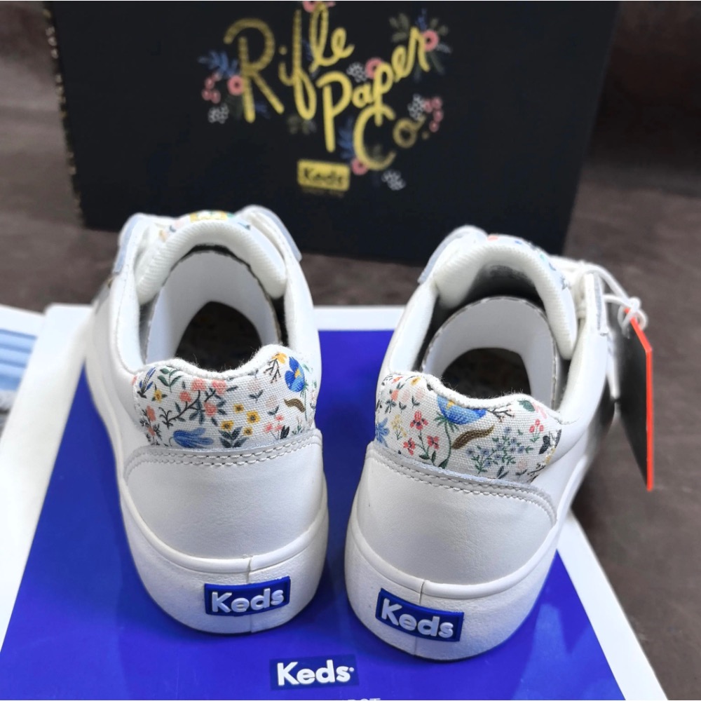 零碼特價🉐️ 美國🇺🇸潮牌Keds小花尾休閒鞋👟小白鞋 網球鞋-細節圖2