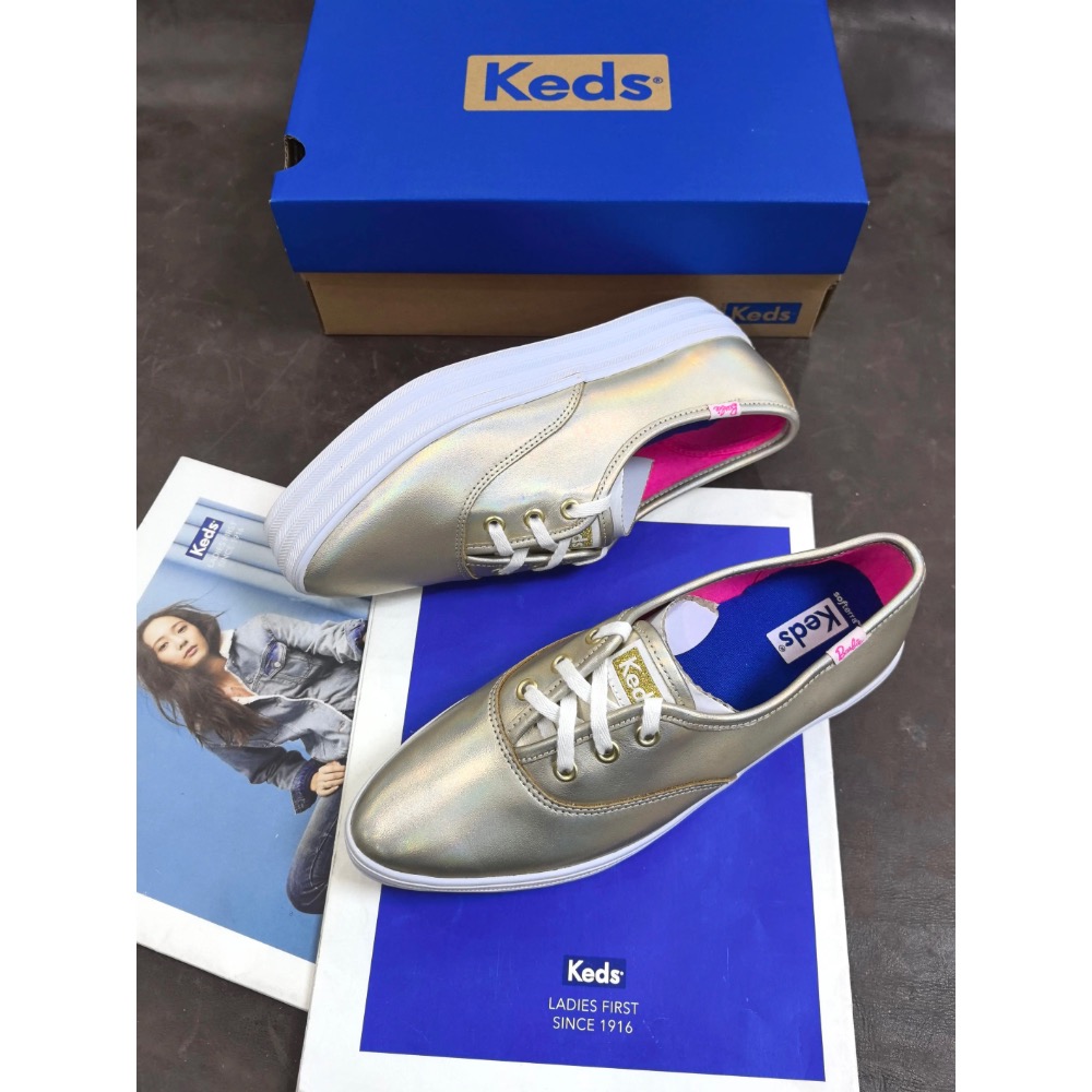 零碼特價🉐️ 美國🇺🇸潮牌Keds復古厚底休閒鞋👟小白鞋 真皮鞋 運動鞋-細節圖5