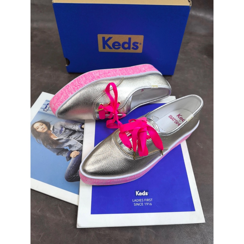 零碼特價🉐️ 美國🇺🇸潮牌Keds復古厚底休閒鞋👟小白鞋 真皮鞋 運動鞋-細節圖6