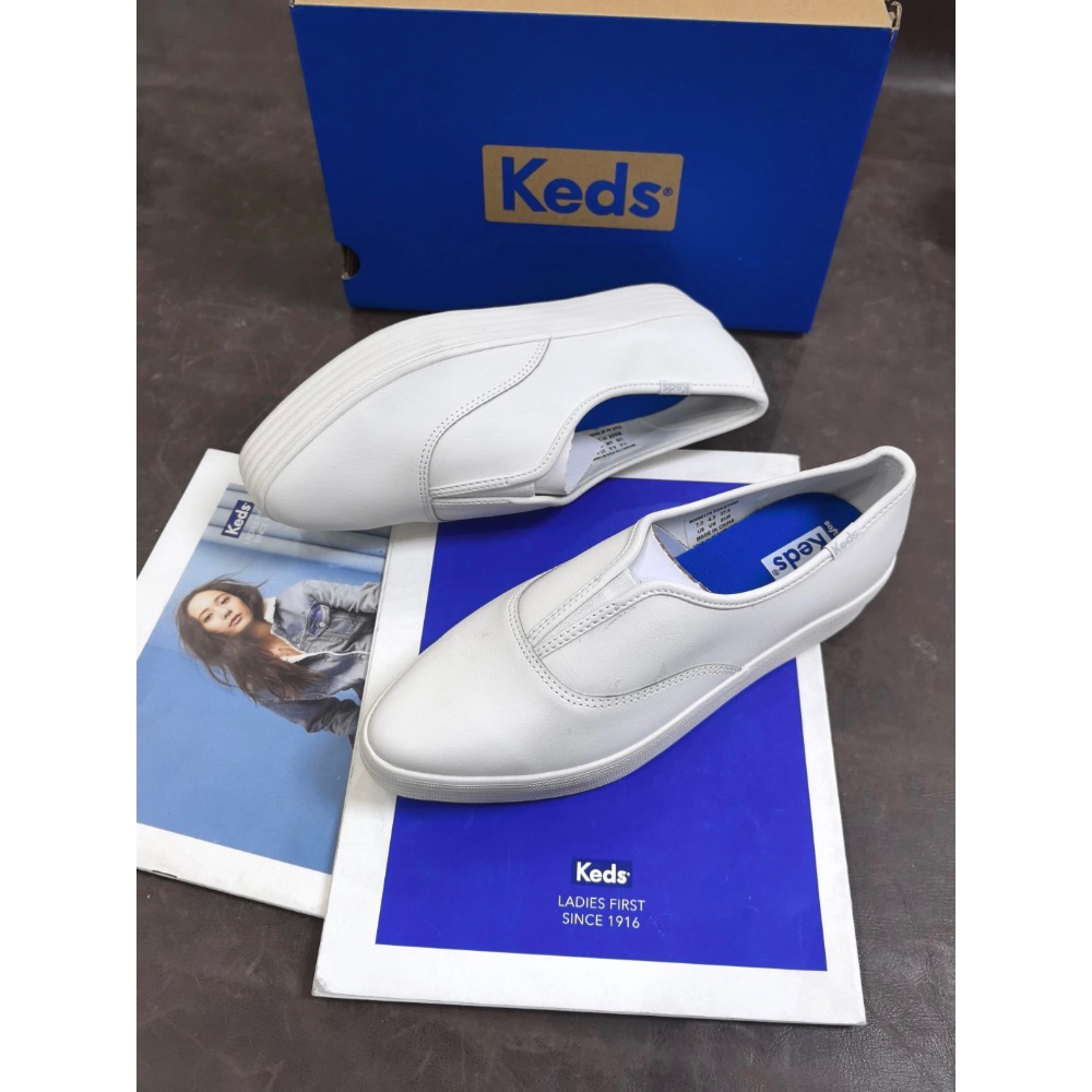 零碼特價🉐️ 美國🇺🇸潮牌Keds復古厚底休閒鞋👟小白鞋 真皮鞋 運動鞋-細節圖7