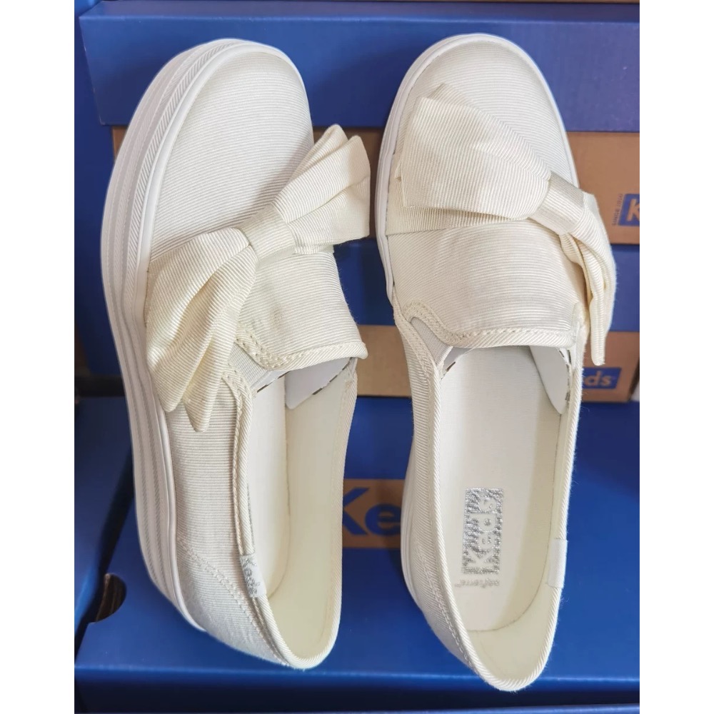 零碼特價🉐️ 美國🇺🇸潮牌Keds蝴蝶結厚底 婚鞋休閒鞋👟小白鞋  運動鞋 懶人鞋-細節圖8