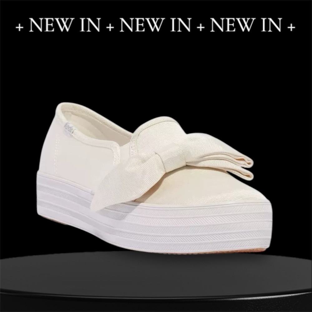 零碼特價🉐️ 美國🇺🇸潮牌Keds蝴蝶結厚底 婚鞋休閒鞋👟小白鞋  運動鞋 懶人鞋-細節圖9