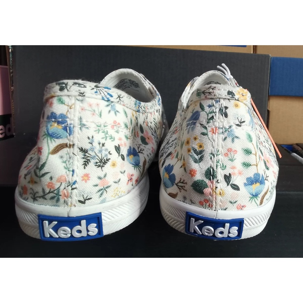 零碼特價Keds 小花朵鞋 純色休閒鞋 運動鞋 小白鞋 婚鞋-細節圖3