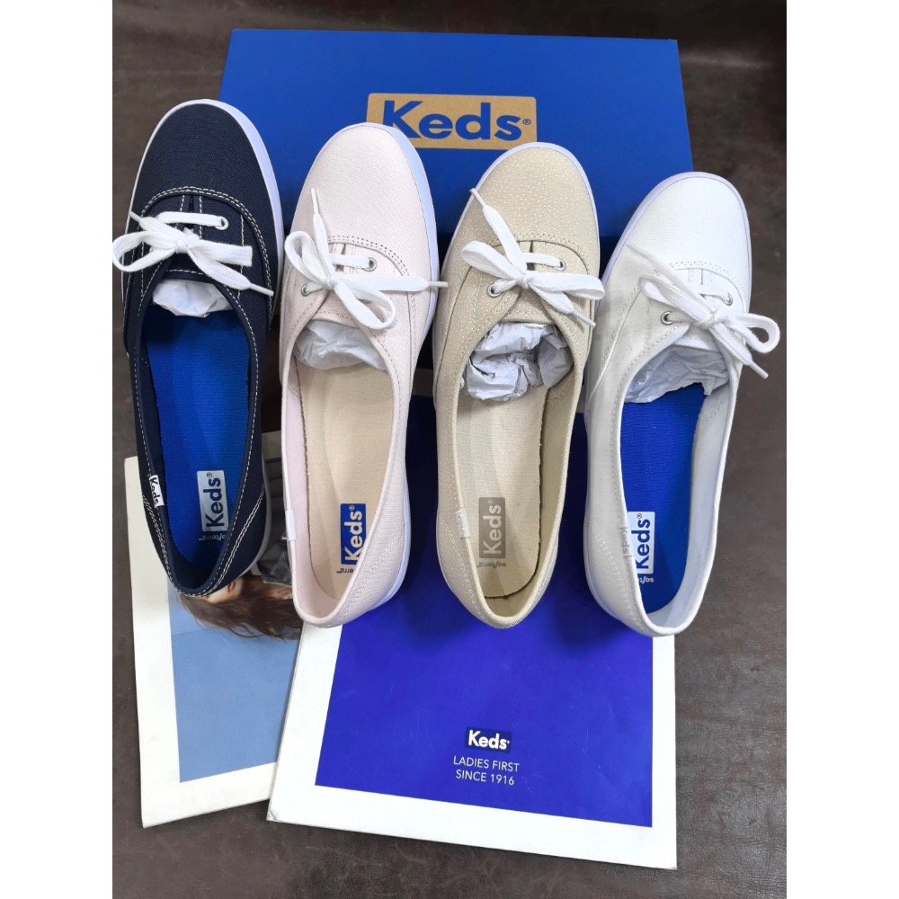 零碼特價Keds 小花朵鞋 純色休閒鞋 運動鞋 小白鞋 婚鞋-細節圖2