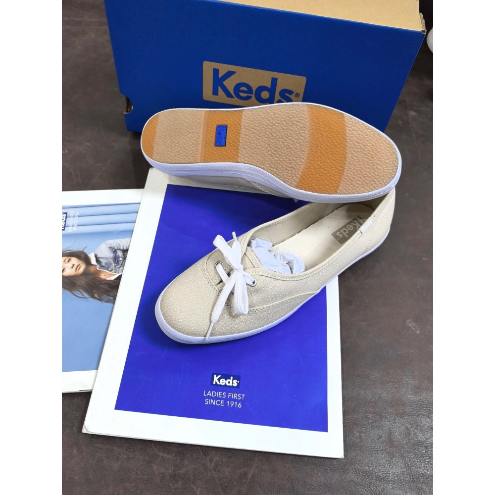 零碼特價Keds 小花朵鞋 純色休閒鞋 運動鞋 小白鞋 婚鞋-細節圖5