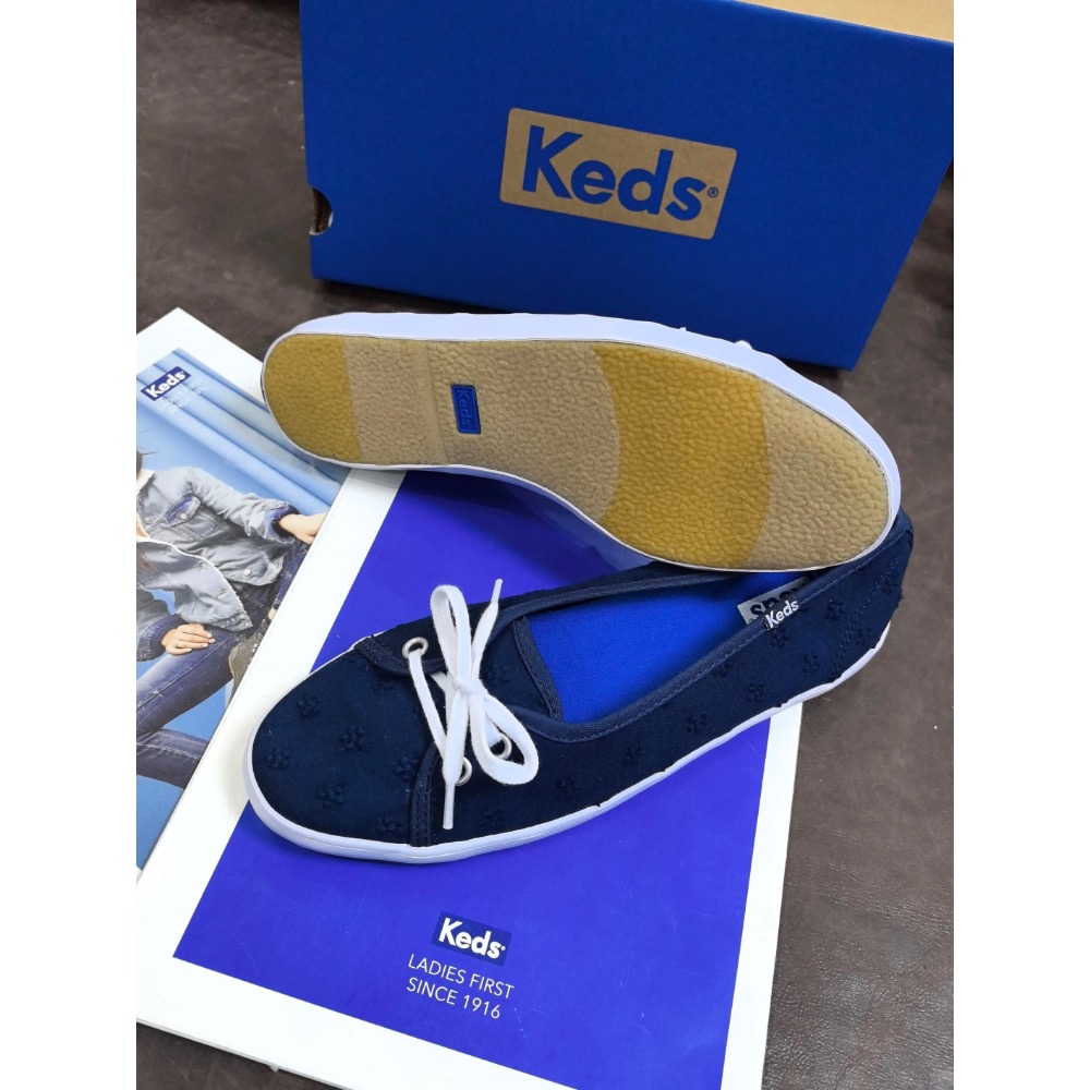 零碼特價Keds 小花朵鞋 純色休閒鞋 運動鞋 小白鞋 婚鞋-細節圖8