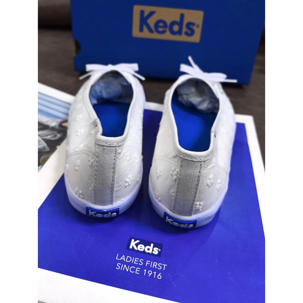 零碼特價Keds 小花朵鞋 純色休閒鞋 運動鞋 小白鞋 婚鞋-細節圖4