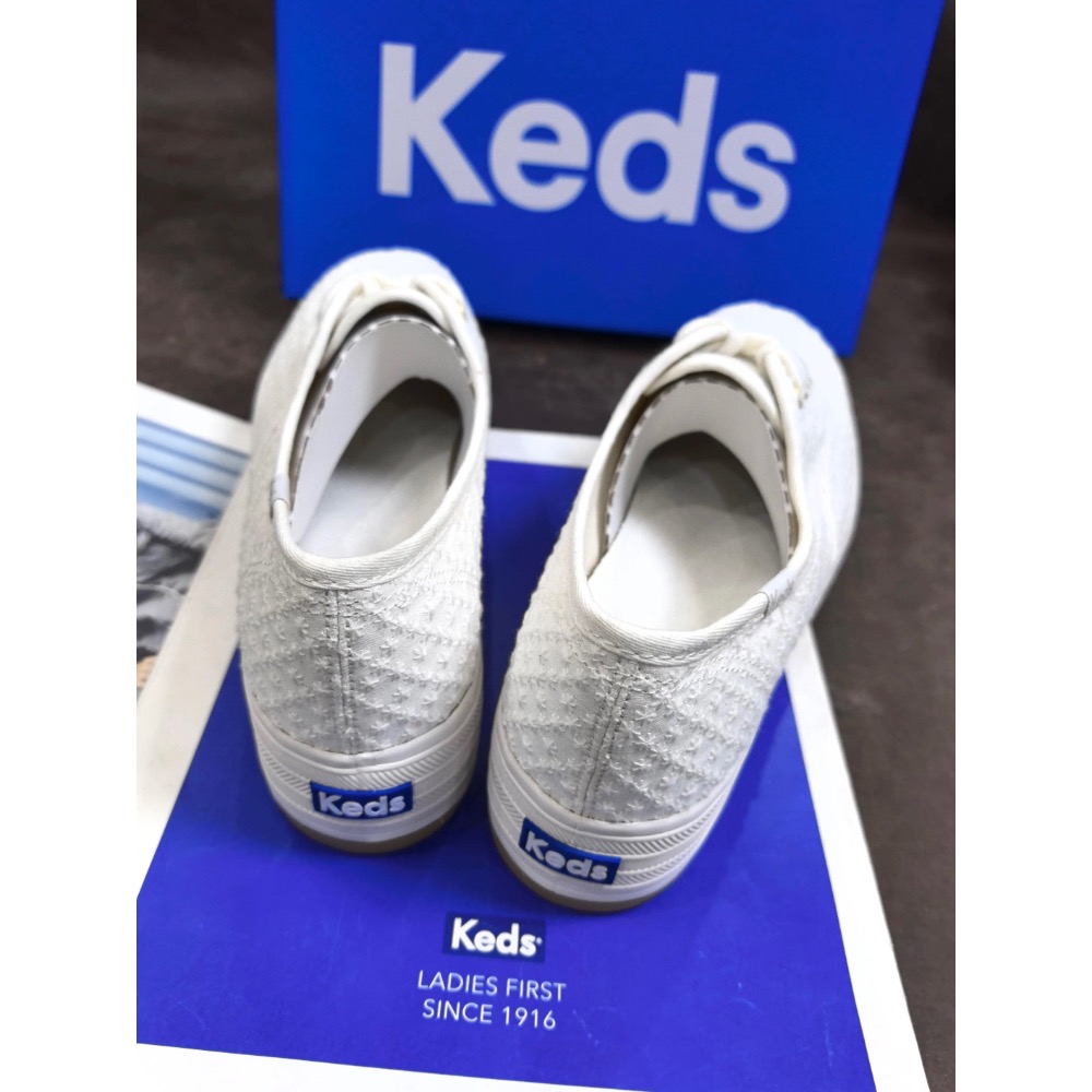 零碼特價Keds 小花朵鞋 休閒鞋 厚底鞋運動鞋 小白鞋 婚鞋-細節圖7