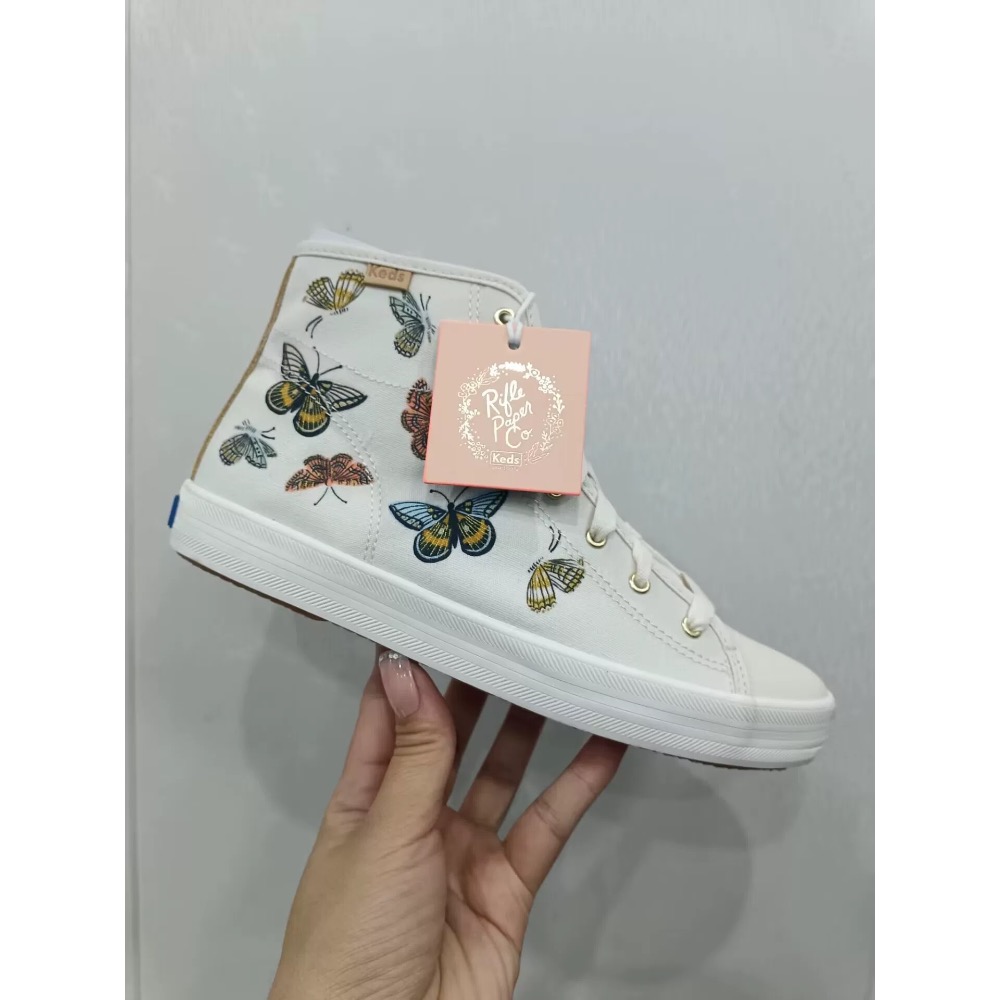 ￼零碼特價KEDS秋冬短靴休閒高筒靴時尚厚底板鞋小白靴-細節圖9