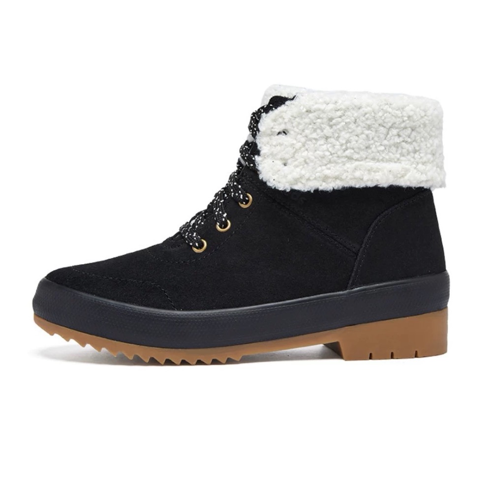 零碼特價潮牌keds厚底馬丁靴子雪靴 磨砂牛皮高筒靴 休閒百搭靴-細節圖5