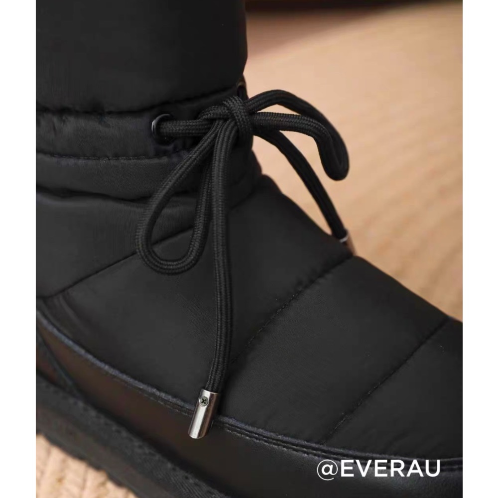 【底價清倉】澳洲 EVERAU 冬季防水雪靴羊毛內裡羽絨布大棉鞋時尚-細節圖7