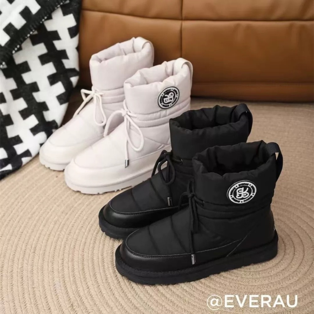【底價清倉】澳洲 EVERAU 冬季防水雪靴羊毛內裡羽絨布大棉鞋時尚-細節圖8
