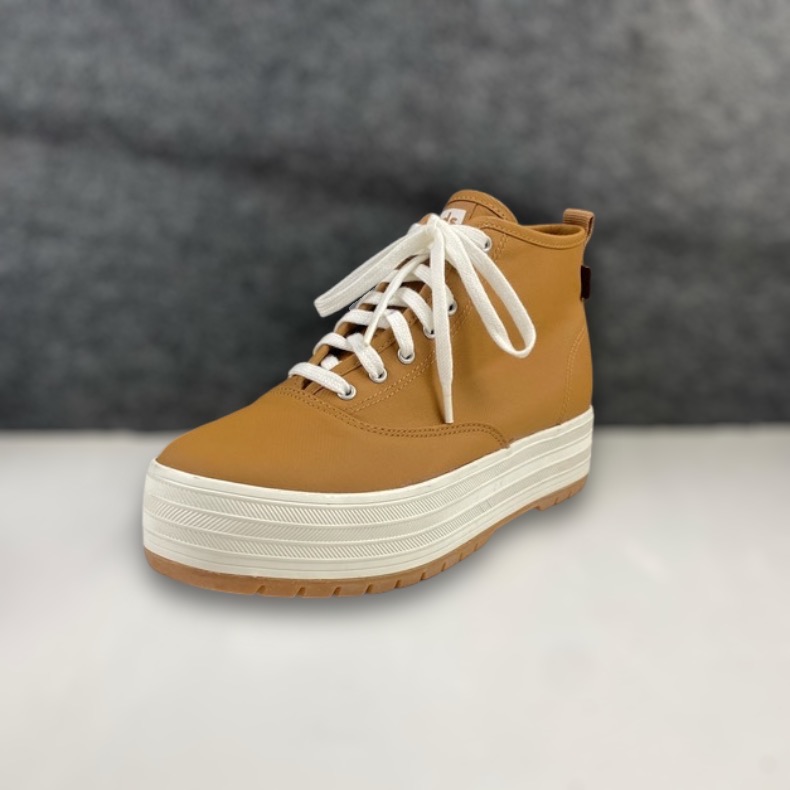 零碼特價潮牌keds厚底保暖靴子雪靴高筒靴 休閒百搭靴-細節圖3