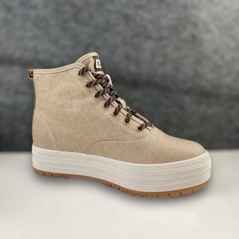 零碼特價潮牌keds厚底保暖靴子雪靴高筒靴 休閒百搭靴-細節圖8