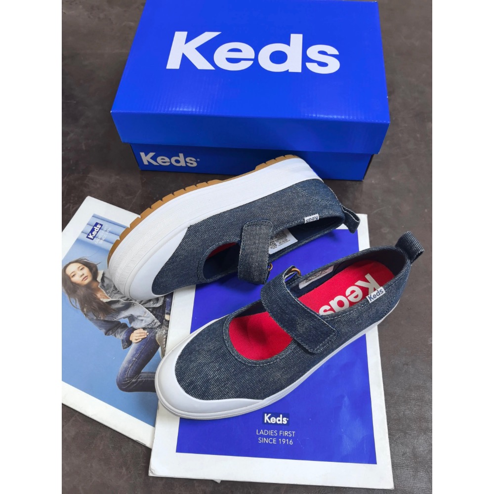 零碼特價🉐 Keds厚底瑪莉珍鞋 小白鞋 休閒鞋 百搭學生鞋-細節圖2