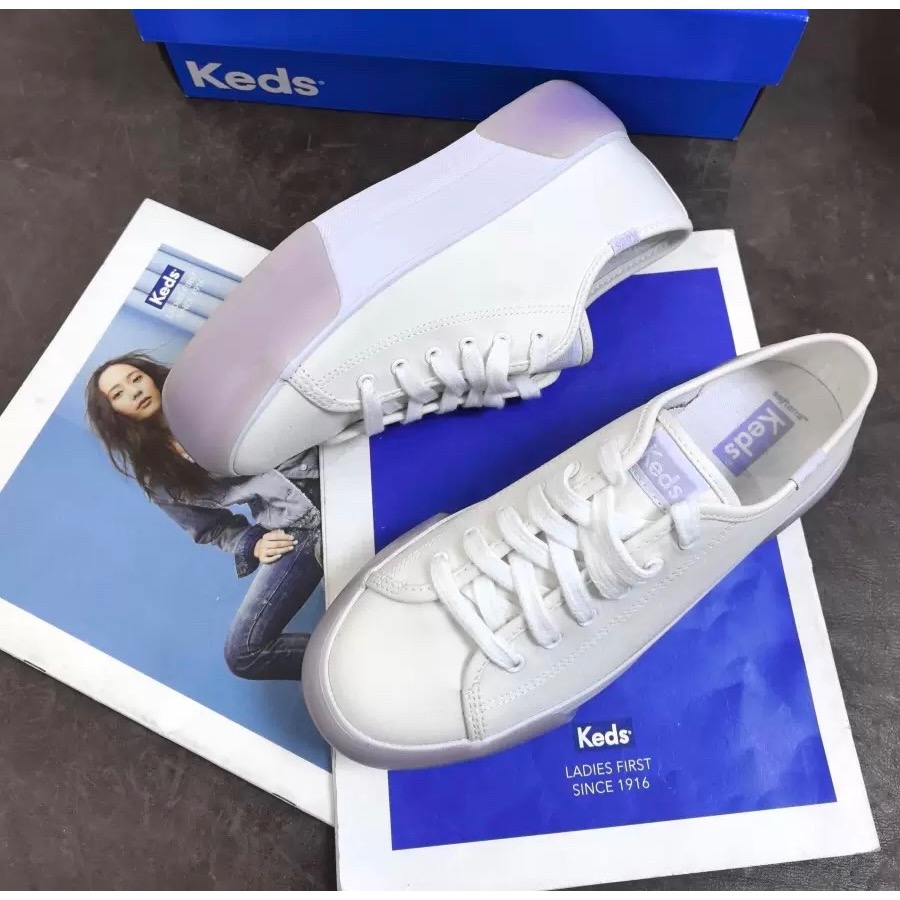 限量新品🉐️ 美國🇺🇸潮牌Keds芋泥糕底休閒鞋👟小白鞋 運動鞋 懶人鞋-細節圖4