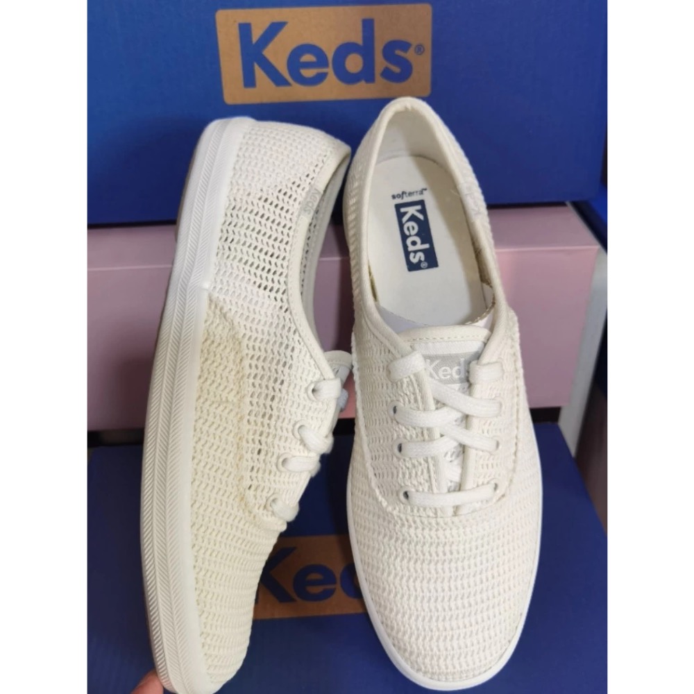 零碼特價🉐️ 美國🇺🇸潮牌keds 網格透氣婚鞋休閒鞋👟小白鞋 真皮鞋 運動鞋-細節圖2