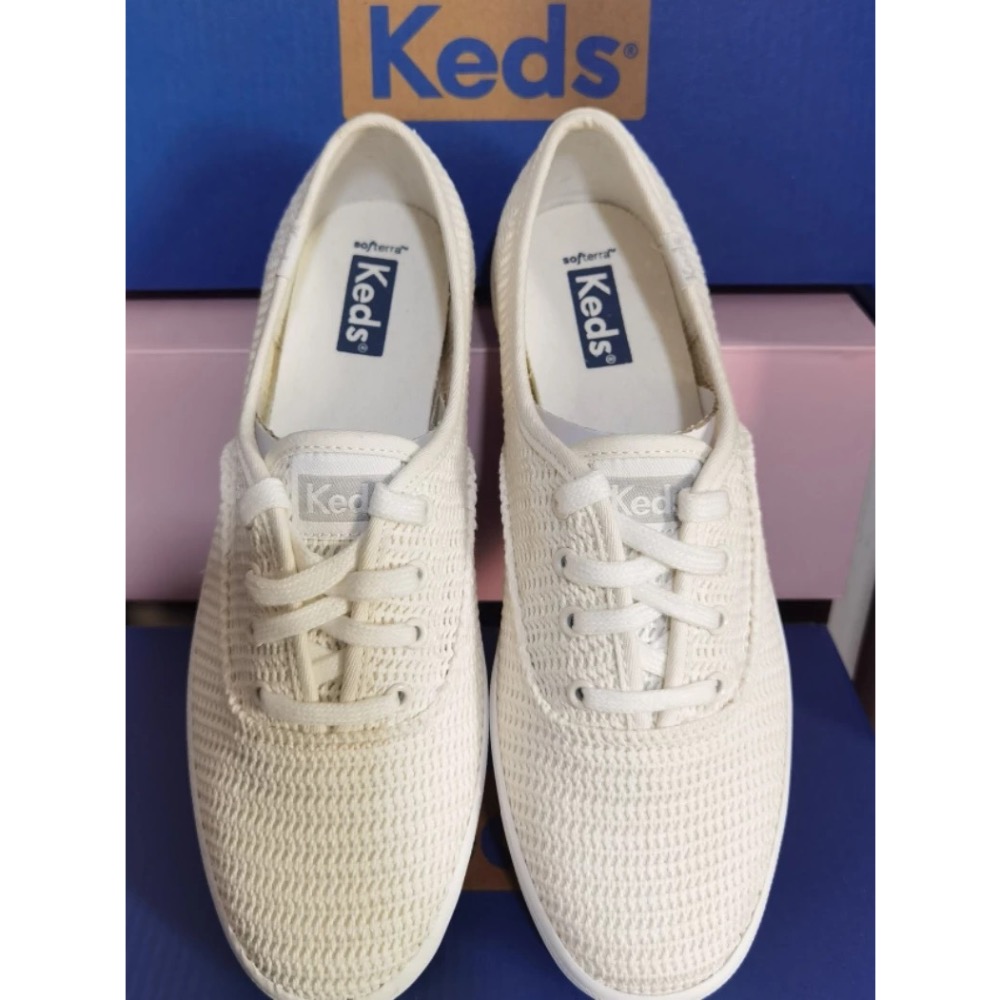 零碼特價🉐️ 美國🇺🇸潮牌keds 網格透氣婚鞋休閒鞋👟小白鞋 真皮鞋 運動鞋-細節圖4