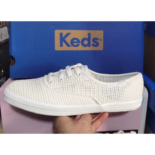 零碼特價🉐️ 美國🇺🇸潮牌keds 網格透氣婚鞋休閒鞋👟小白鞋 真皮鞋 運動鞋-細節圖6
