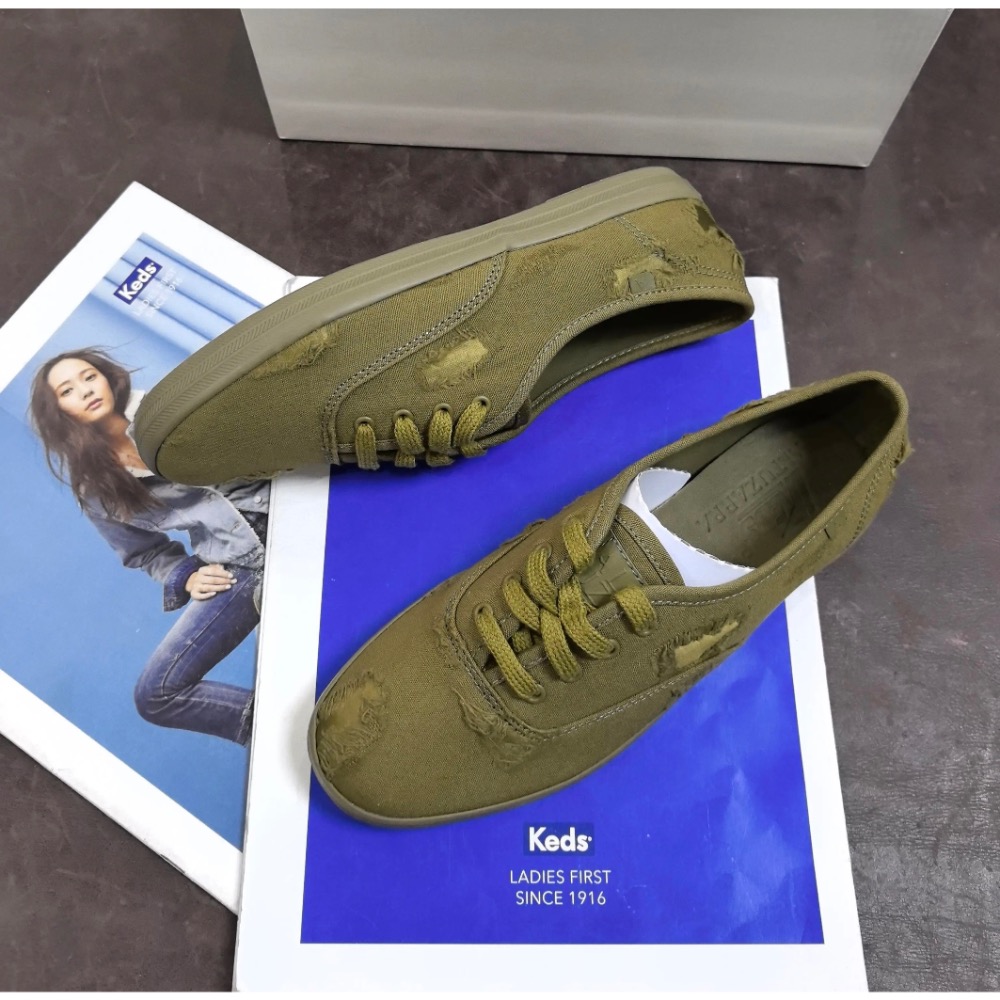 零碼特價🉐️ 美國🇺🇸潮牌keds 復古款休閒鞋👟小白鞋 帆布鞋運動鞋-細節圖2
