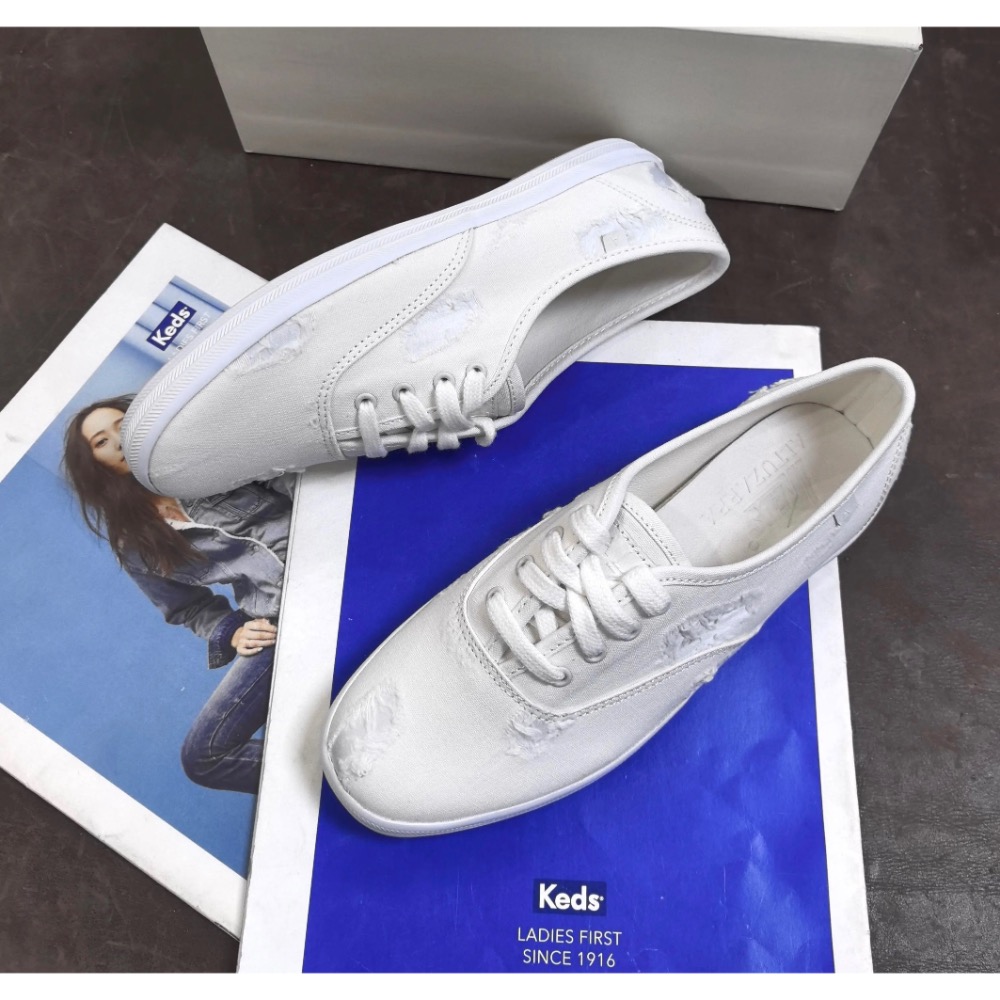 零碼特價🉐️ 美國🇺🇸潮牌keds 復古款休閒鞋👟小白鞋 帆布鞋運動鞋-細節圖3