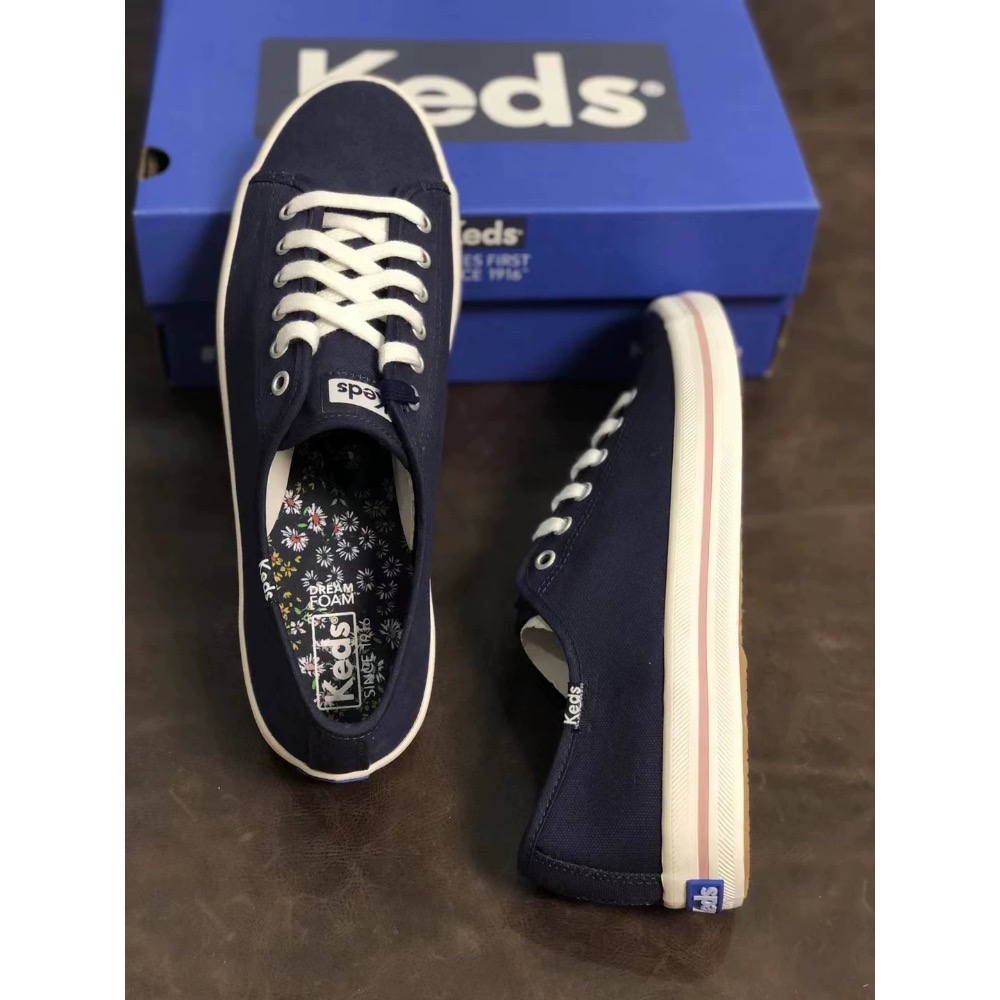 限時優惠 Keds純色 糖果休閒鞋 帆布鞋 休閒女單鞋-細節圖4