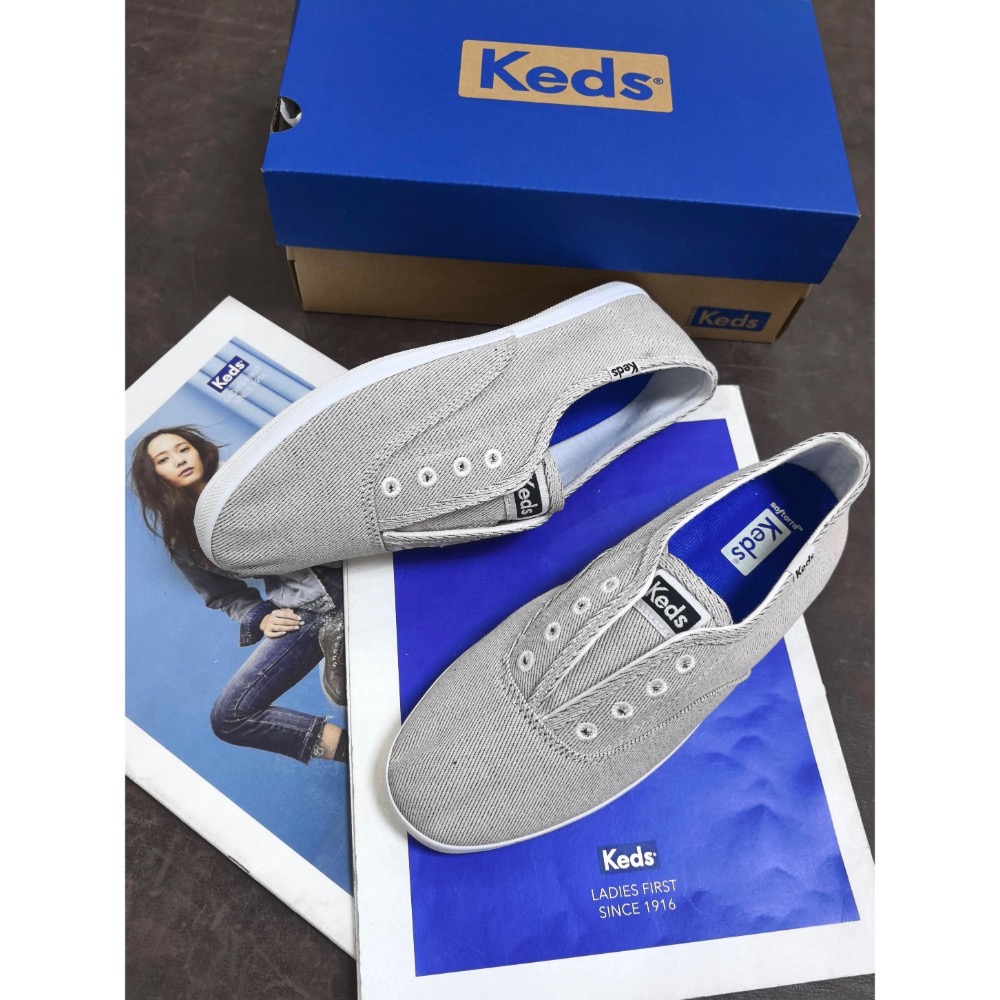 零碼特價 美國潮牌Keds新款 純色 小白鞋 單鞋 帆布鞋 休閒鞋-細節圖5