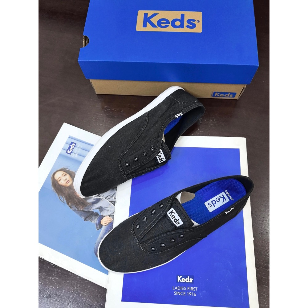 零碼特價 美國潮牌Keds新款 純色 小白鞋 單鞋 帆布鞋 休閒鞋-細節圖6