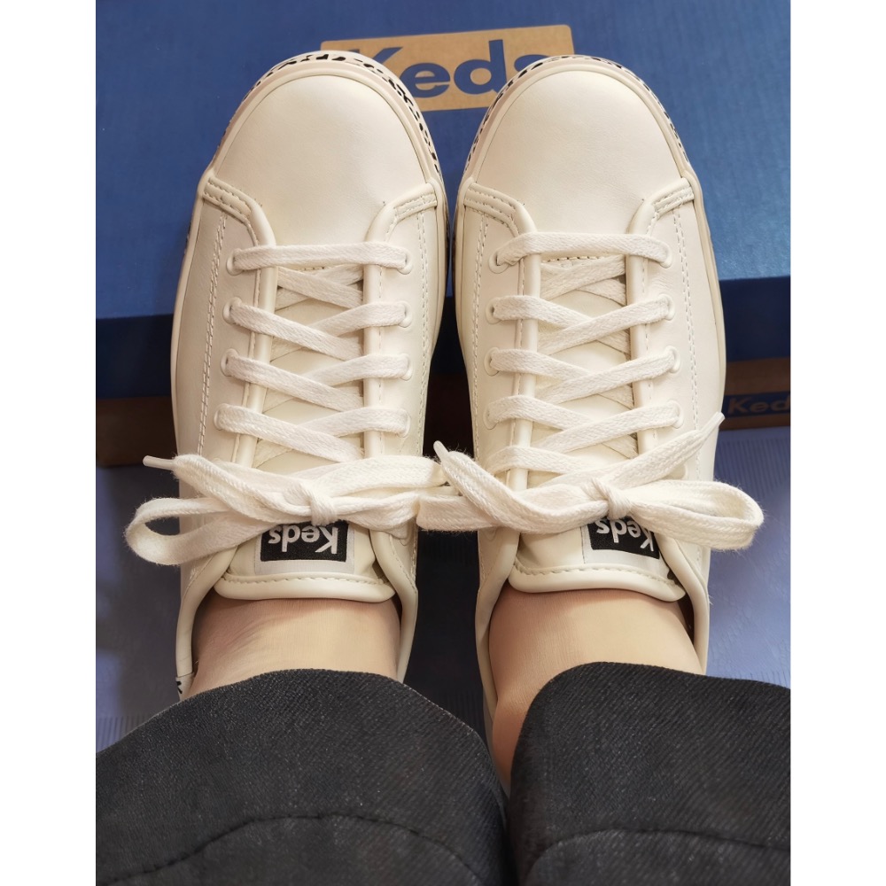 零碼特價🉐️美國潮牌Keds 豹紋編帆布鞋👟休閒鞋👟厚運動鞋👟小白鞋-細節圖2