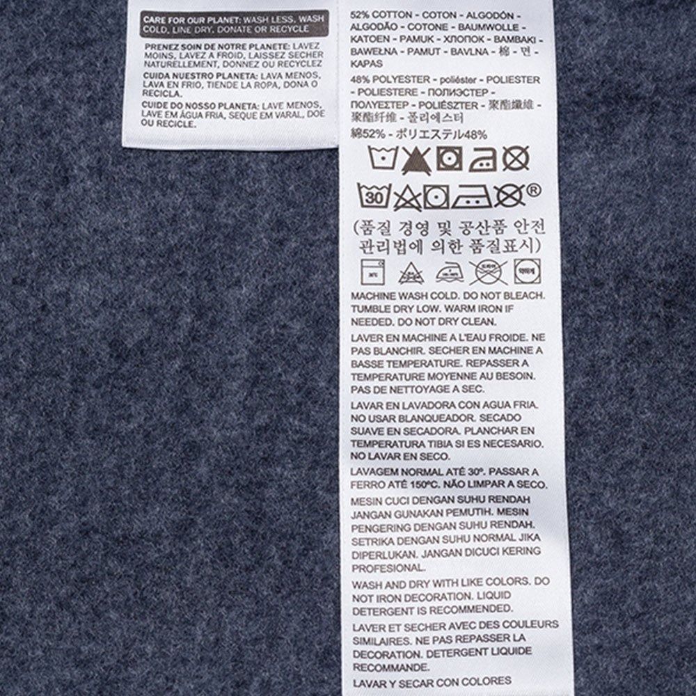 Levis 男款 大學T 經典Logo 斑駁款 藍 19492-0011*🔥-細節圖4