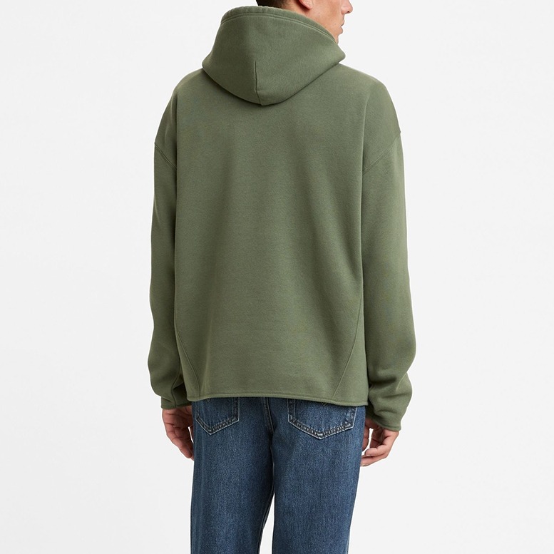 Levis 男款 口袋帽T 工裝大口袋收納設計 橄欖綠 A0756-0000*🔥-細節圖6