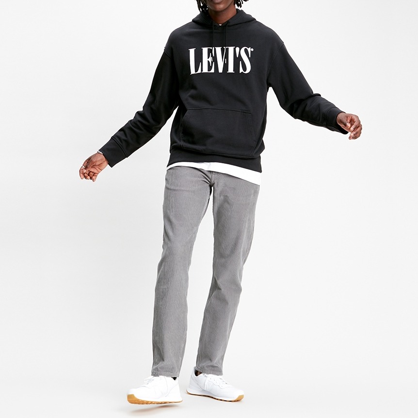 Levis 男款 口袋帽T Serif Logo 黑色 72632-0018🔥-細節圖6