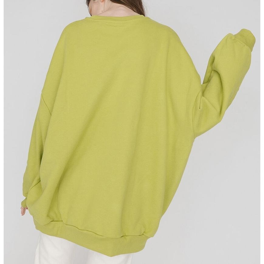 Levis 女款 大學T 復古卡通風Logo 抹茶綠 A0888-0030🔥-細節圖7