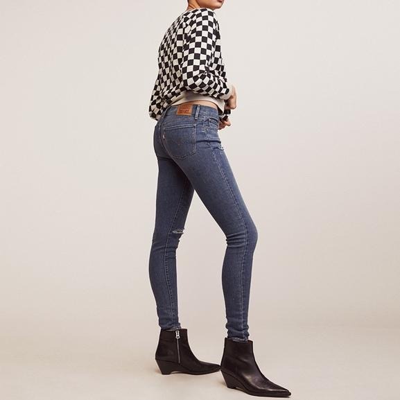 Levis 女款 大學T 黑白格紋 29594-0010🔥-細節圖7