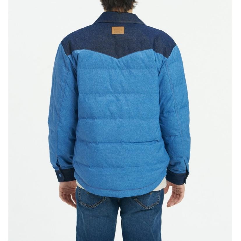 Levis 男款 羽絨外套 拼接牛仔面料 004Z5-0000-細節圖8