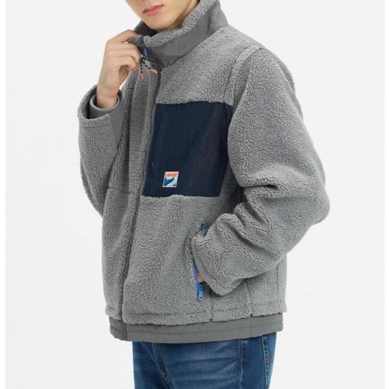 Levis 男款 羊羔絨外套 3M科技纖維保暖外套 3M Thinsulate™ 袖子可拆 004YZ-0001-細節圖4