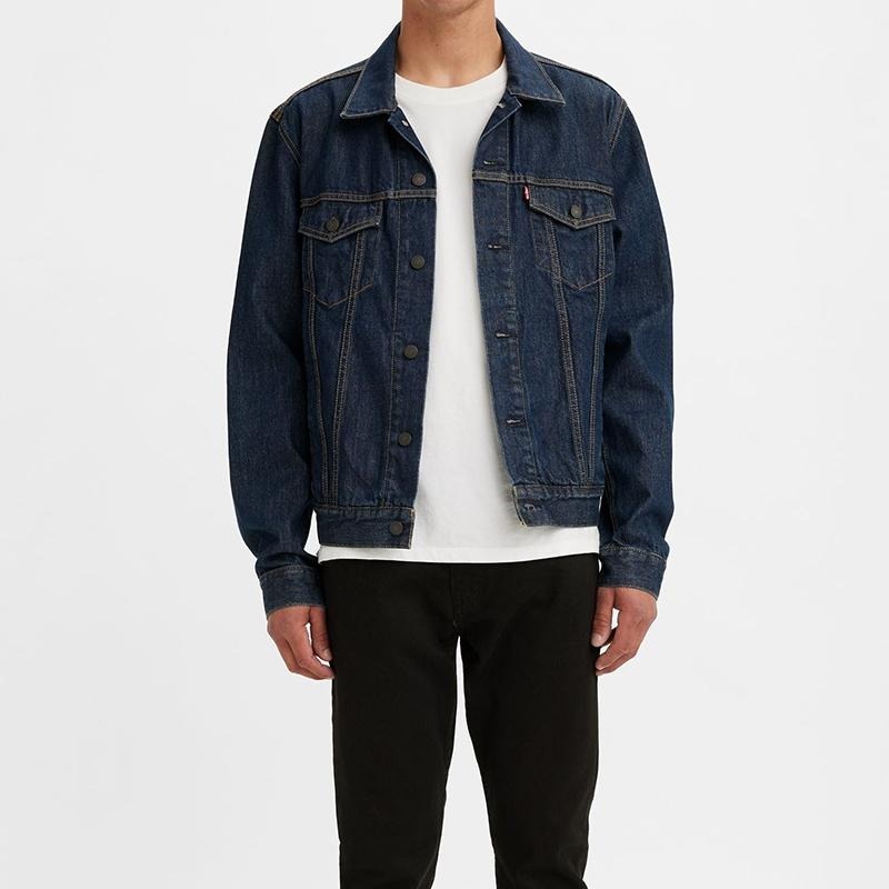 Levis 男款 Type III 牛仔外套 經典修身版型 原色深藍 72334-0557-細節圖8